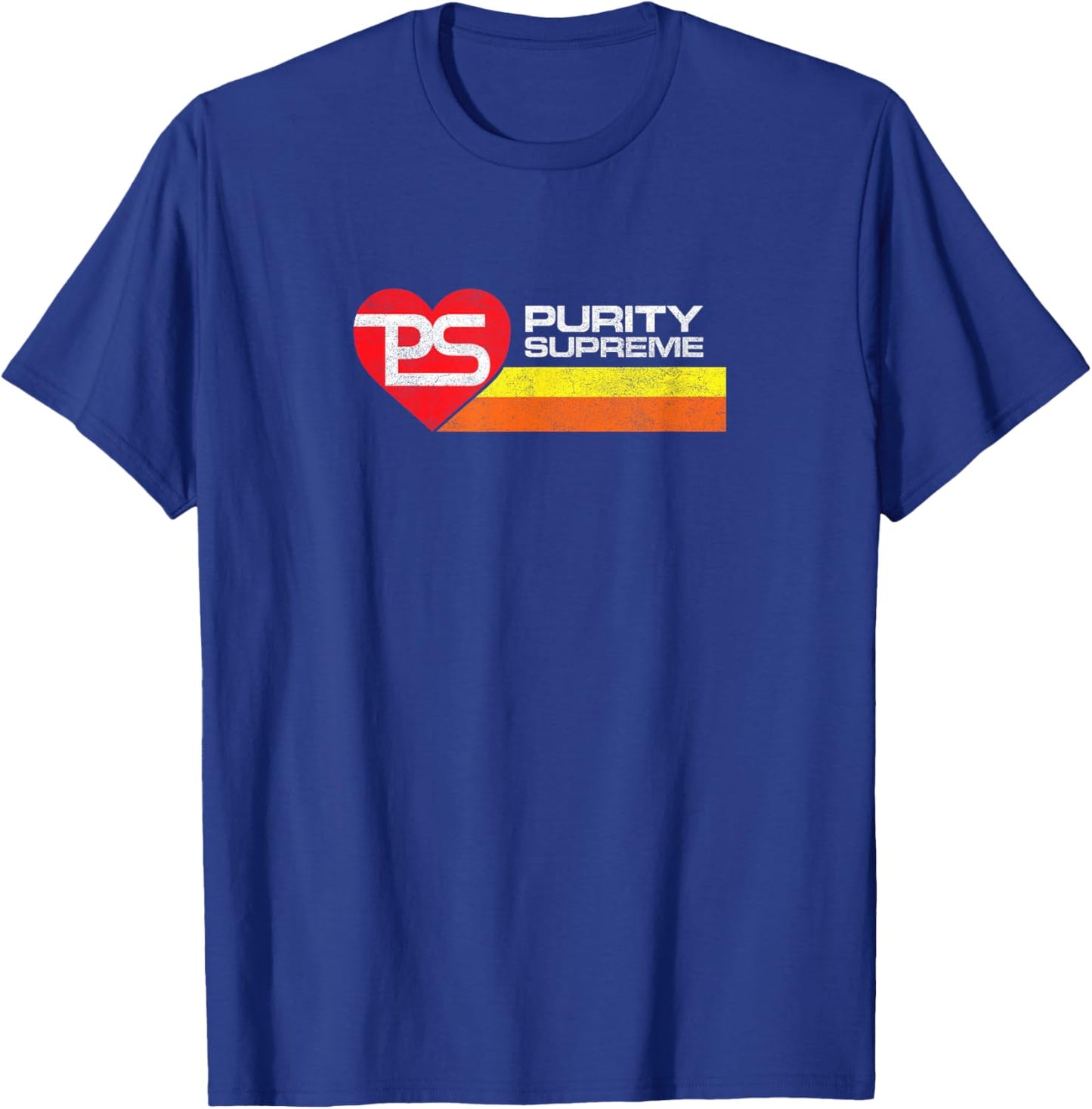 Purity Supreme Classic 1980s Funny Retro Supermarket Vintage T-Shirt - T-Shirt | Royal