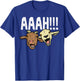 Screaming Goats Aaah Funny Bleat Farm Animal Women Men Kids T-Shirt - T-Shirt | Royal