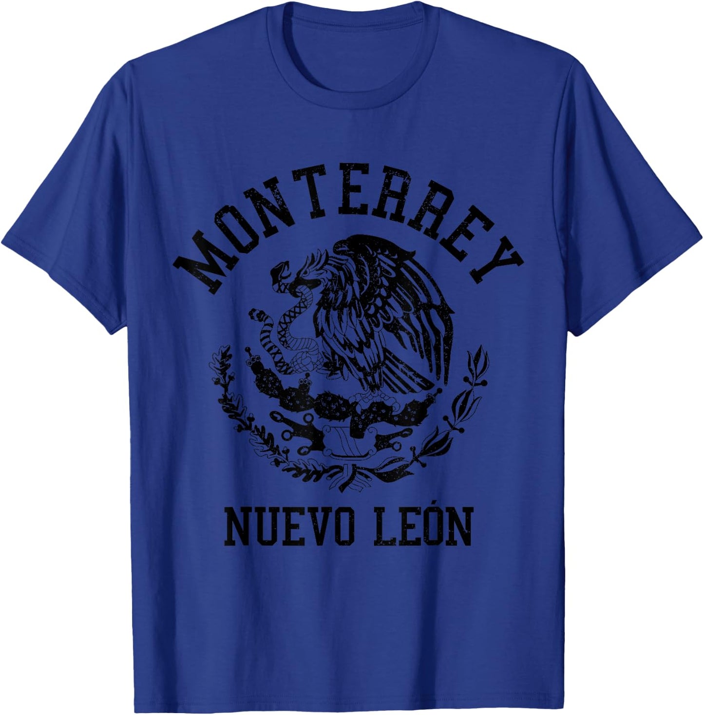Monterrey Nuevo Leon Mexico Pride Mexican T-Shirt - T-Shirt | Royal