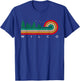 Evergreen Vintage Stripes Wilco, Texas T-Shirt - T-Shirt | Royal