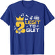2nd Birthday 2 Legit To Quit Crown Boys Girls Toddler Kids T-Shirt - T-Shirt | Royal