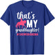 My Granddaughter Horse Show Grandma Equestrian Grandmother T-Shirt - T-Shirt | Royal