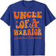 Uncle Of A Warrior Leukemia Awareness Family Matching T-Shirt - T-Shirt | Royal