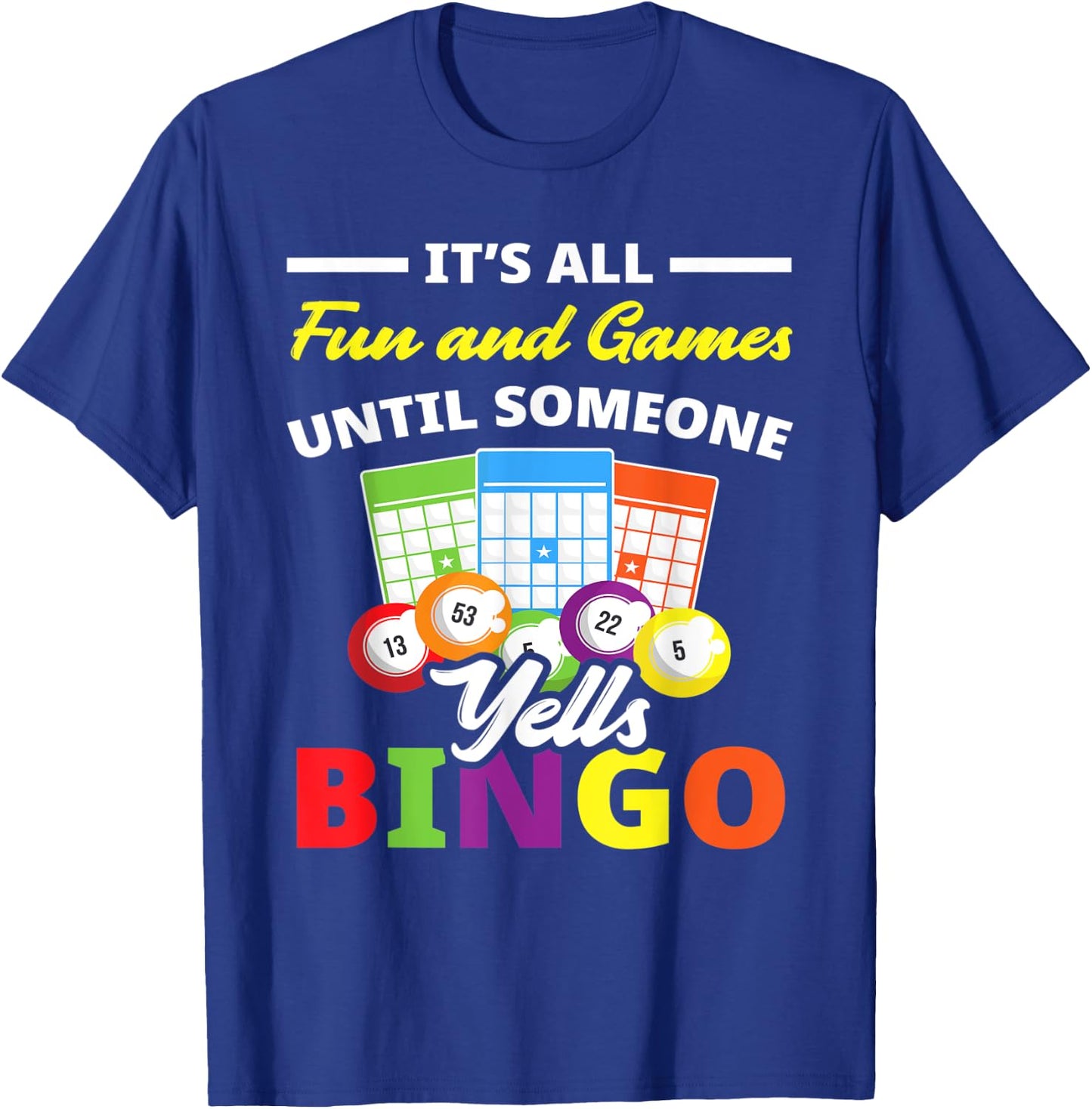 Bingo Player Bingo Lover Bingo T-Shirt - T-Shirt | Royal