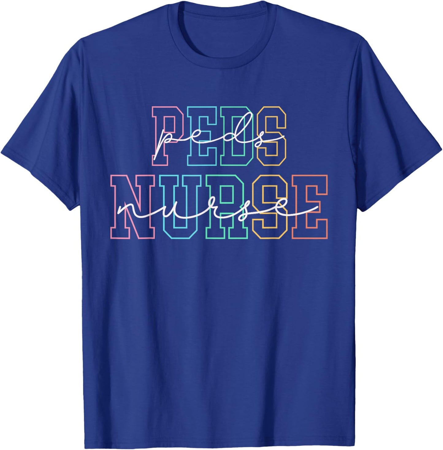 Pediatric Peds PICU Nurse T-Shirt - T-Shirt | Royal