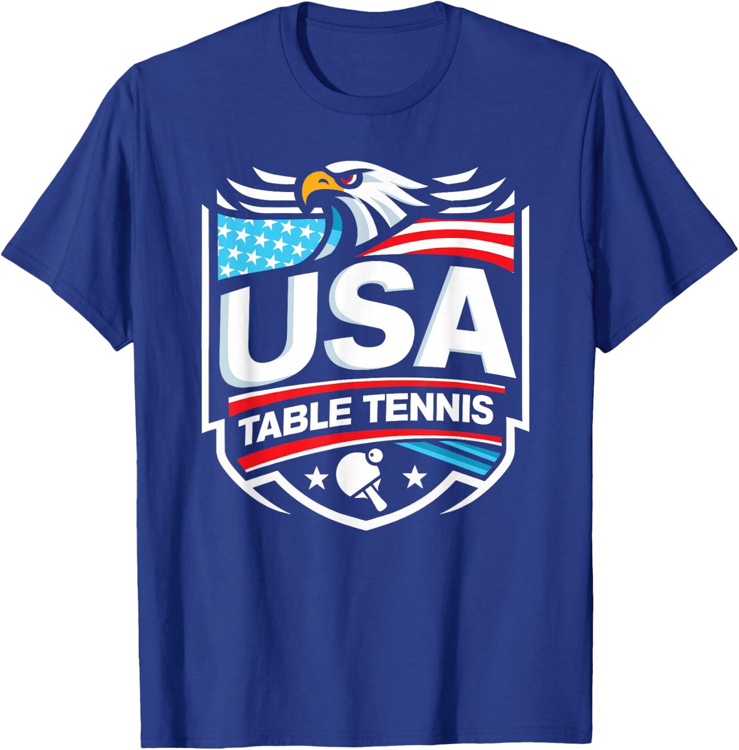 USA Table Tennis T-Shirt - T-Shirt | Royal