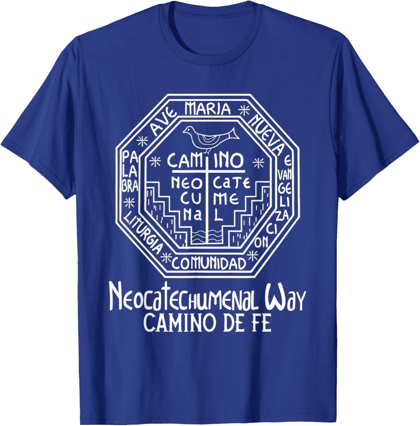 Neocatechumenal Way NCW Modern Catholic T-Shirt - T-Shirt | Royal