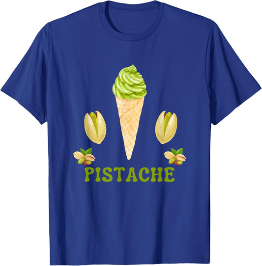 Pistachio Green Ice Cream Dried Fruits Pastry Chef Kitchen T-Shirt - T-Shirt | Royal