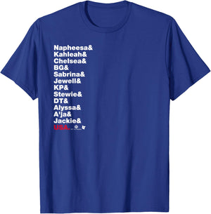 2024: USA All Stars WNBPA T-Shirt - T-Shirt | Royal