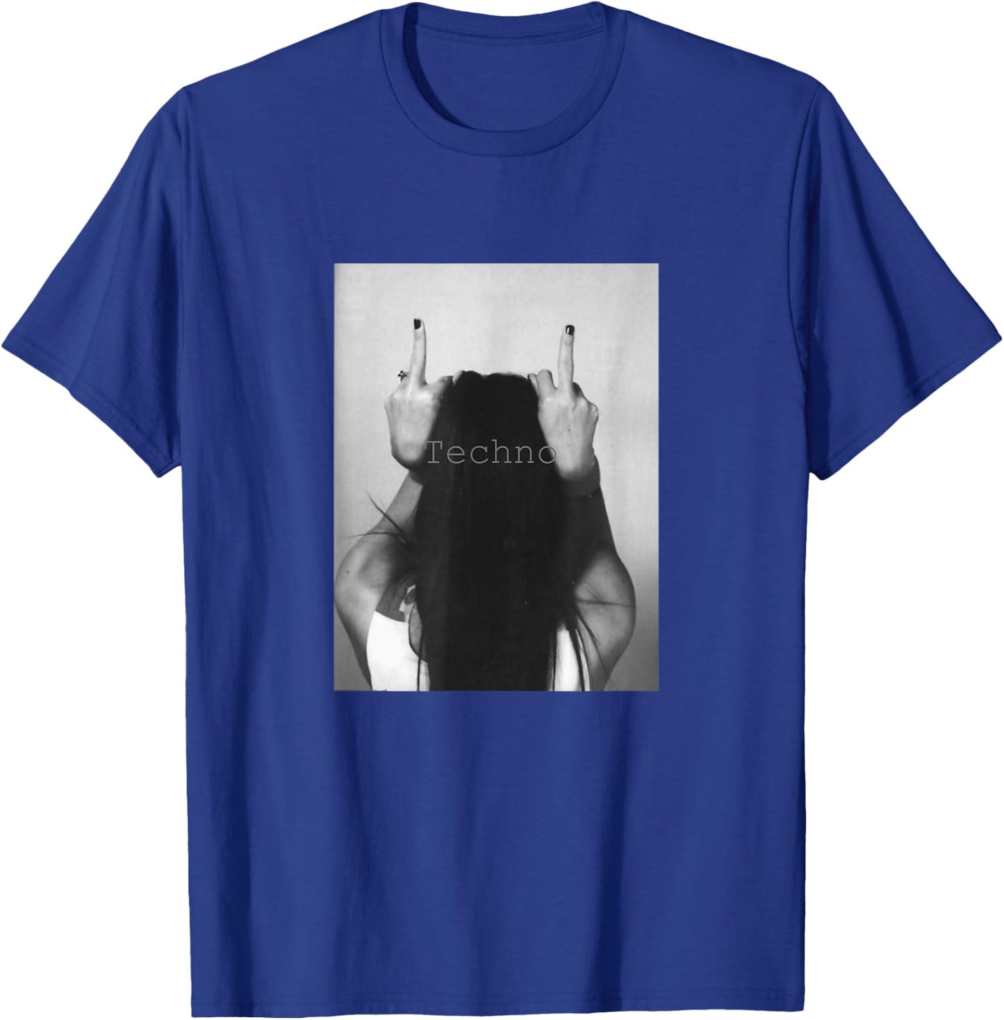 Hot Techno , Sexy Design, Techno Rave T-Shirt - T-Shirt | Royal