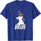 Funny Bigfoot Rock and Roll Wedding Party Gift Bride T-Shirt - T-Shirt | Royal