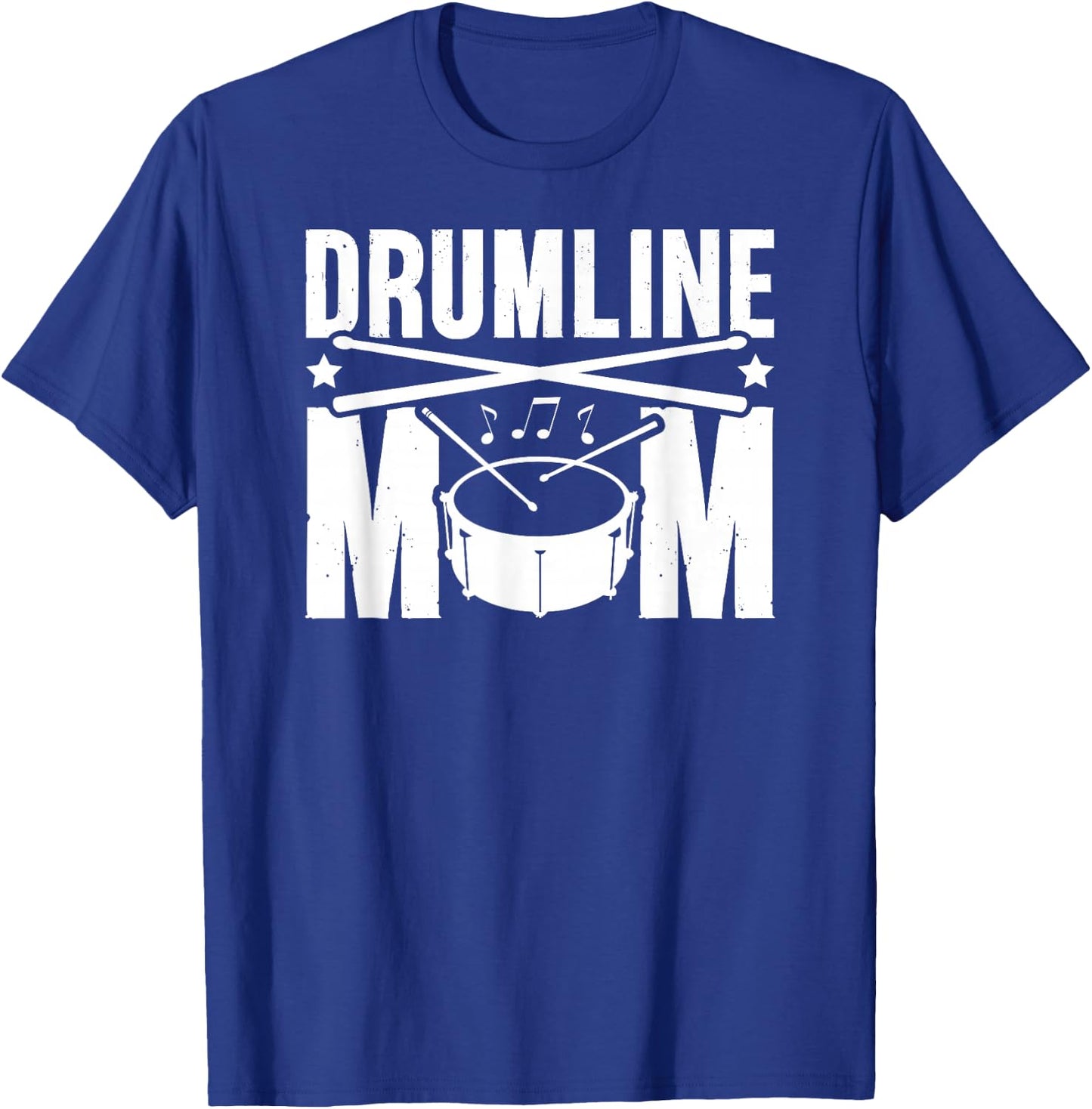 Drumline Mom Drumline Mama Drumline Mother T-Shirt - T-Shirt | Royal