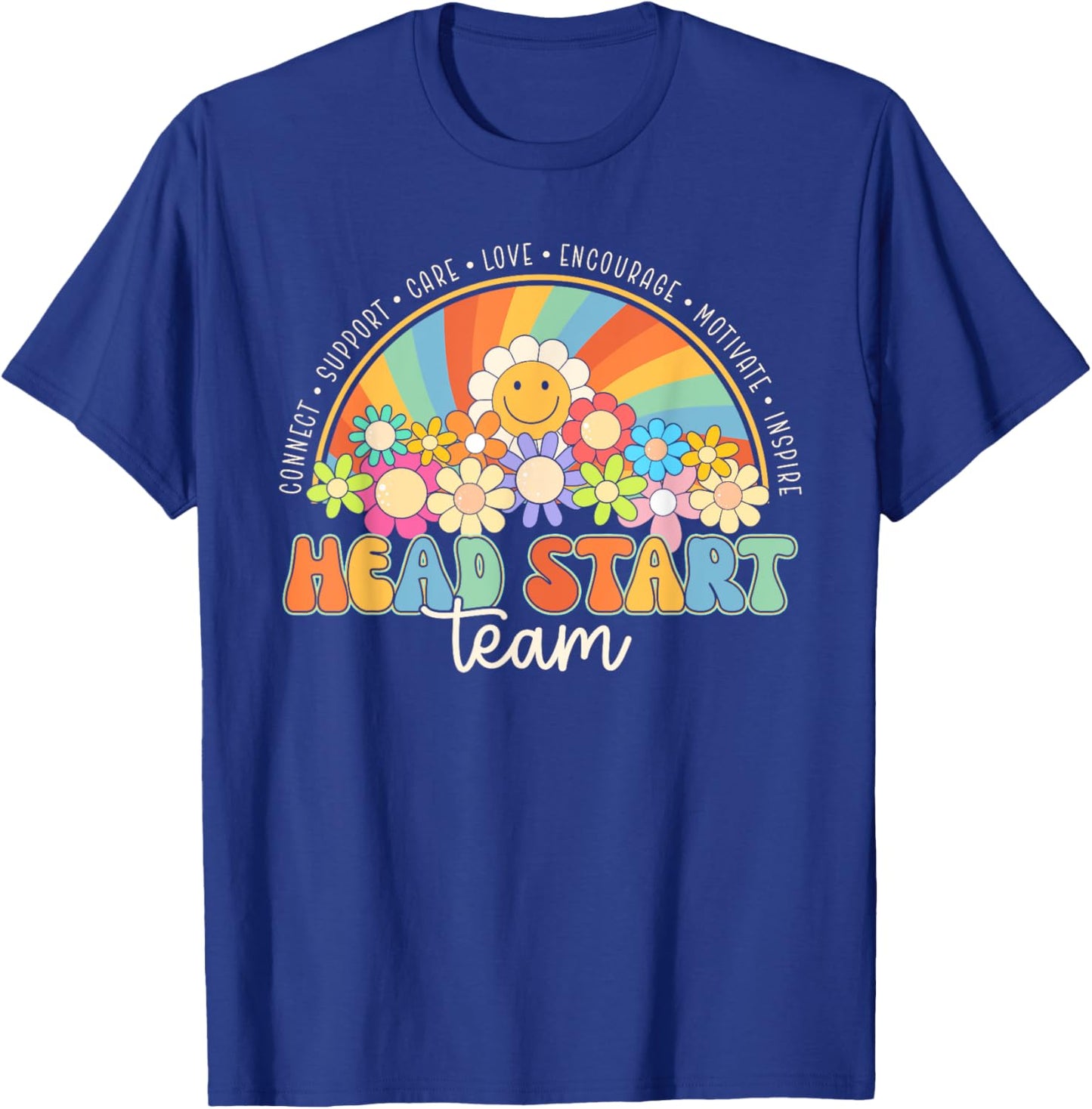 Head Start Team Homeschool Teacher Headstart Back To School Women Girls Kids T-Shirt - T-Shirt | Royal