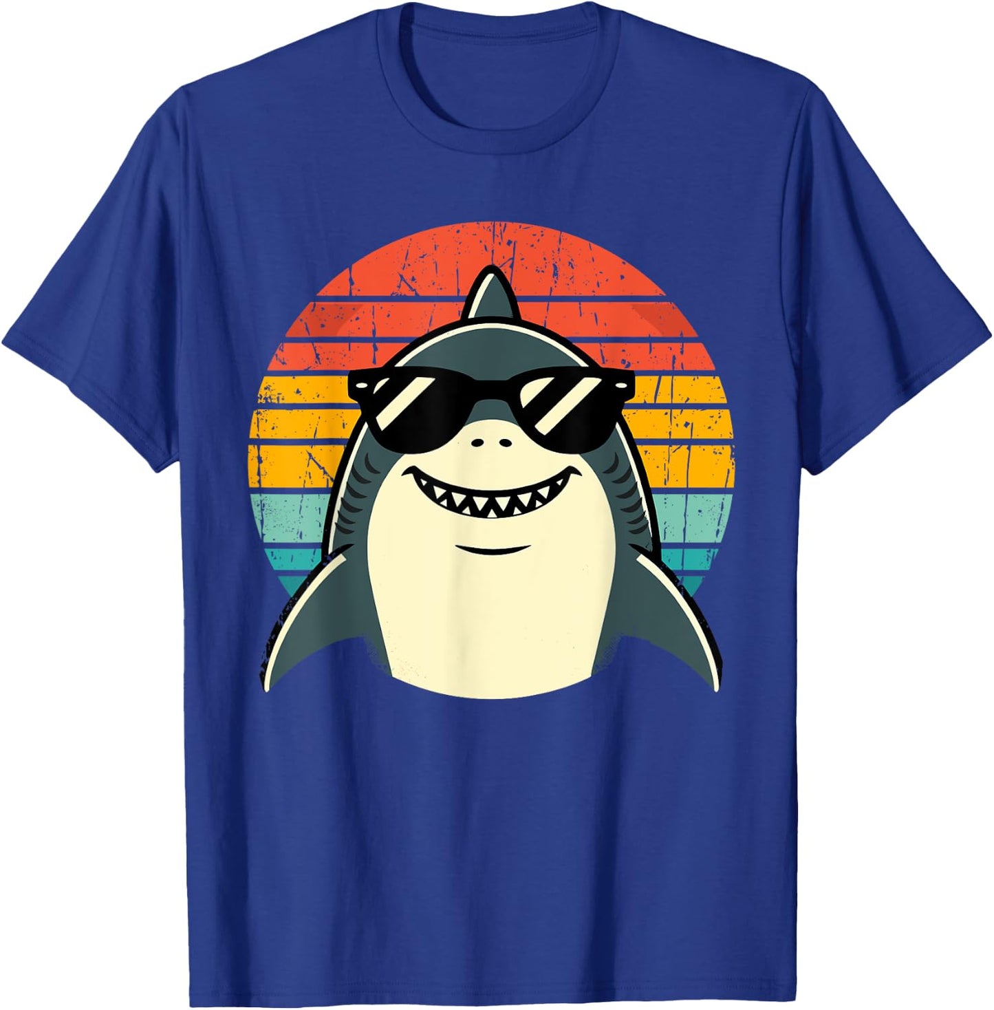 Shark with Sunglasses Animal Sharks T-Shirt - T-Shirt | Royal