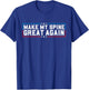 Make My Spine Great Again Funny Spine Back Surgery Recovery T-Shirt - T-Shirt | Royal