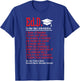 Doctor of Education Ed.D. Definition Doctorate Graduation T-Shirt - T-Shirt | Royal