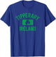 Tipperary Ireland Gym Style Distressed Green Print T-Shirt - T-Shirt | Royal