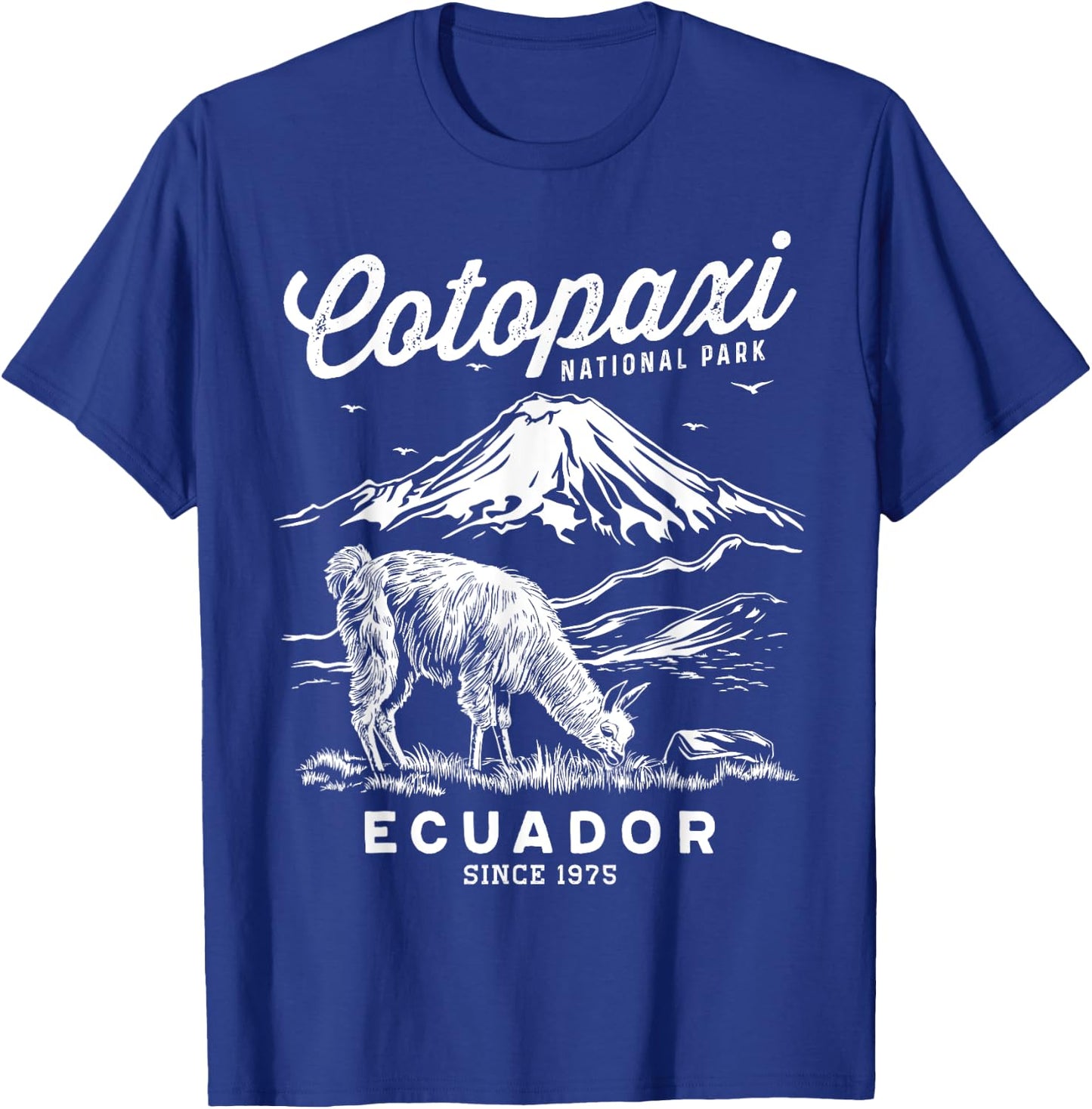 Ecuador Cotopaxi National Park Souvenir Alpaca Hike T-Shirt - T-Shirt | Royal