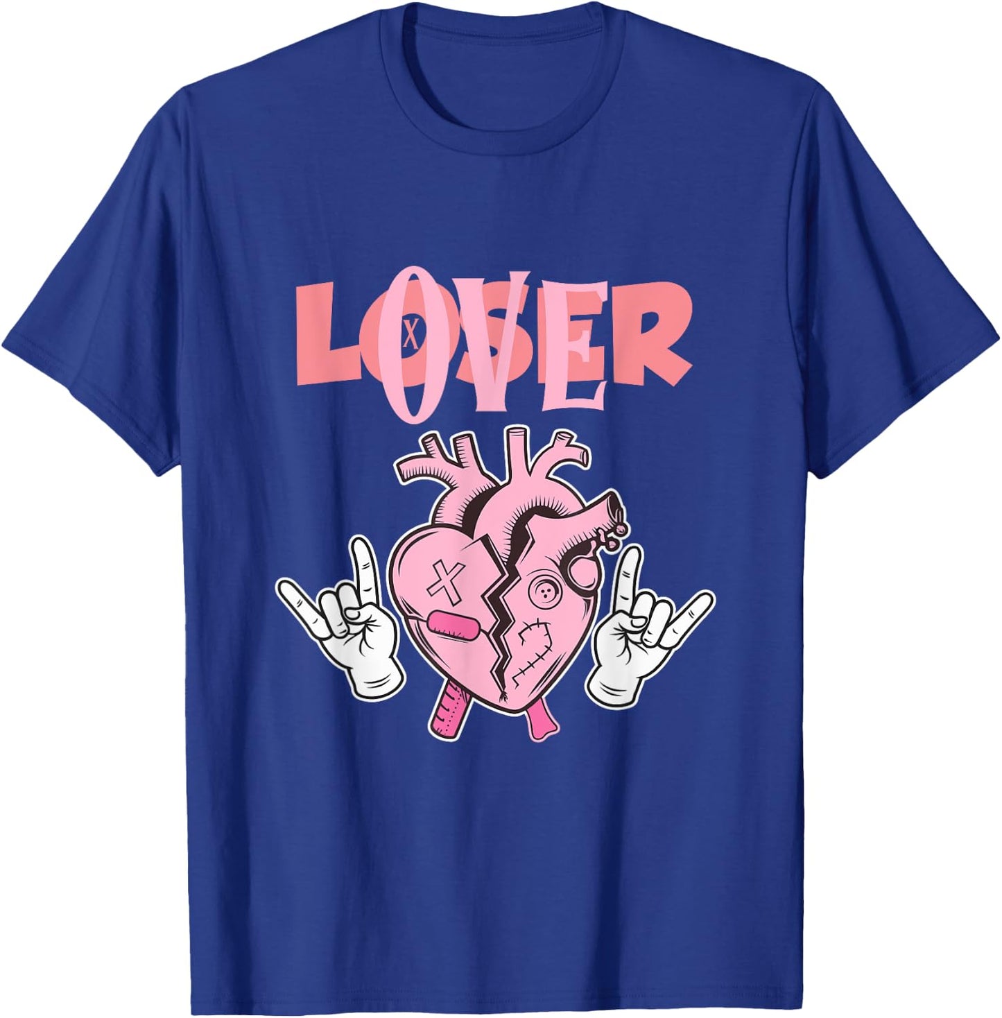 Pink Drip Heart Loser Lover T-Shirt - T-Shirt | Royal