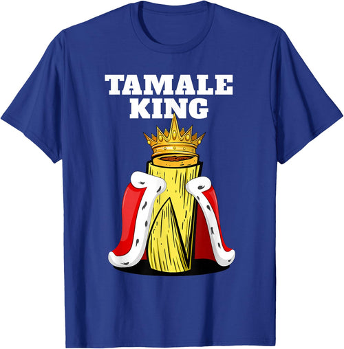 Tamale King Funny Spicy Mexican Food Fiesta Humor Vibes