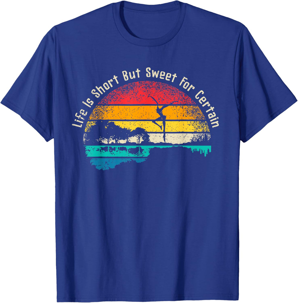 Life Is Short Guitar But Sweet For Certain T-Shirt - T-Shirt | Royal