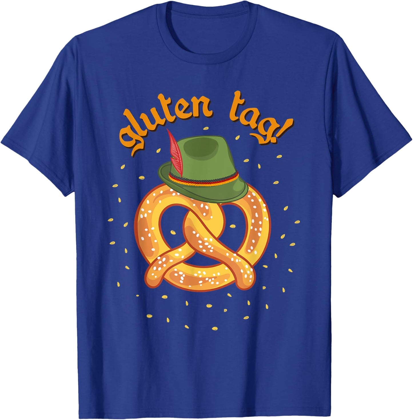 Gluten Tag Oktoberfest Funny Beer Drinking T-Shirt - T-Shirt | Royal