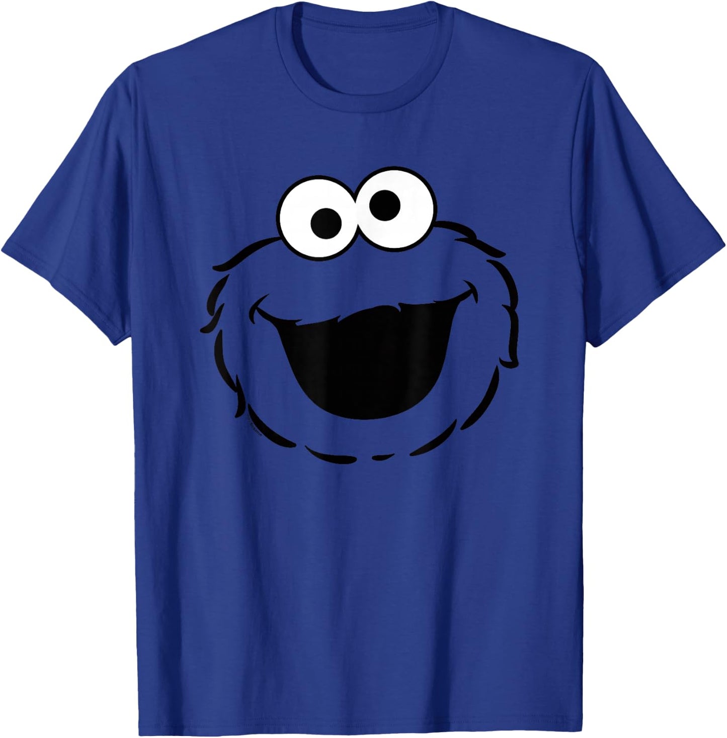 Sesame Street Cookie Monster Full Face Halloween Costume T-Shirt - T-Shirt | Royal