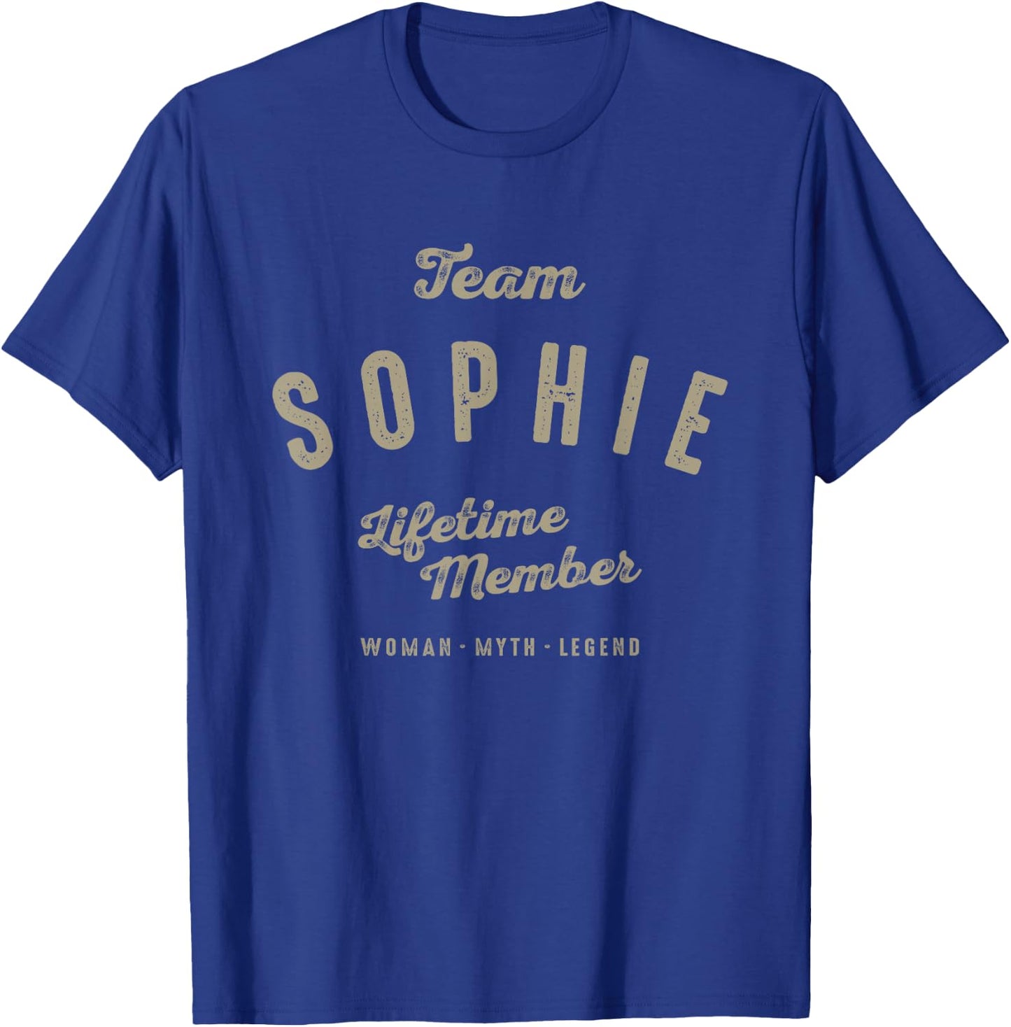 Team Sophie Lifetime Member Funny Name Sophie T-Shirt - T-Shirt | Royal