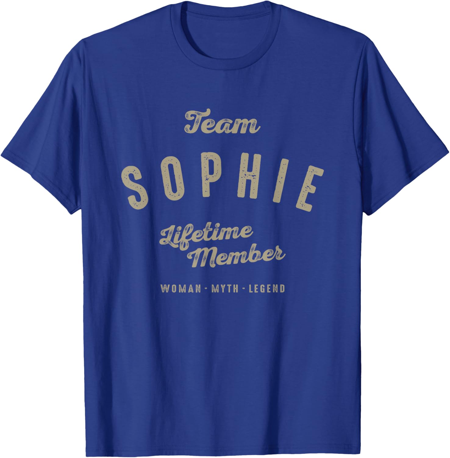 Team Sophie Lifetime Member Funny Name Sophie T-Shirt - T-Shirt | Royal