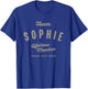 Team Sophie Lifetime Member Funny Name Sophie T-Shirt - T-Shirt | Royal