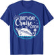 Birthday Cruise Crew Cruising a Cruise Vacation Party Trip T-Shirt - T-Shirt | Royal