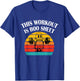 Funny This Workout Is Boo Sheet Halloween Ghost Exercise Gym T-Shirt - T-Shirt | Royal