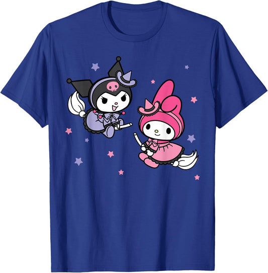 My Melody Kuromi Little Witches Halloween T-Shirt - T-Shirt | Royal