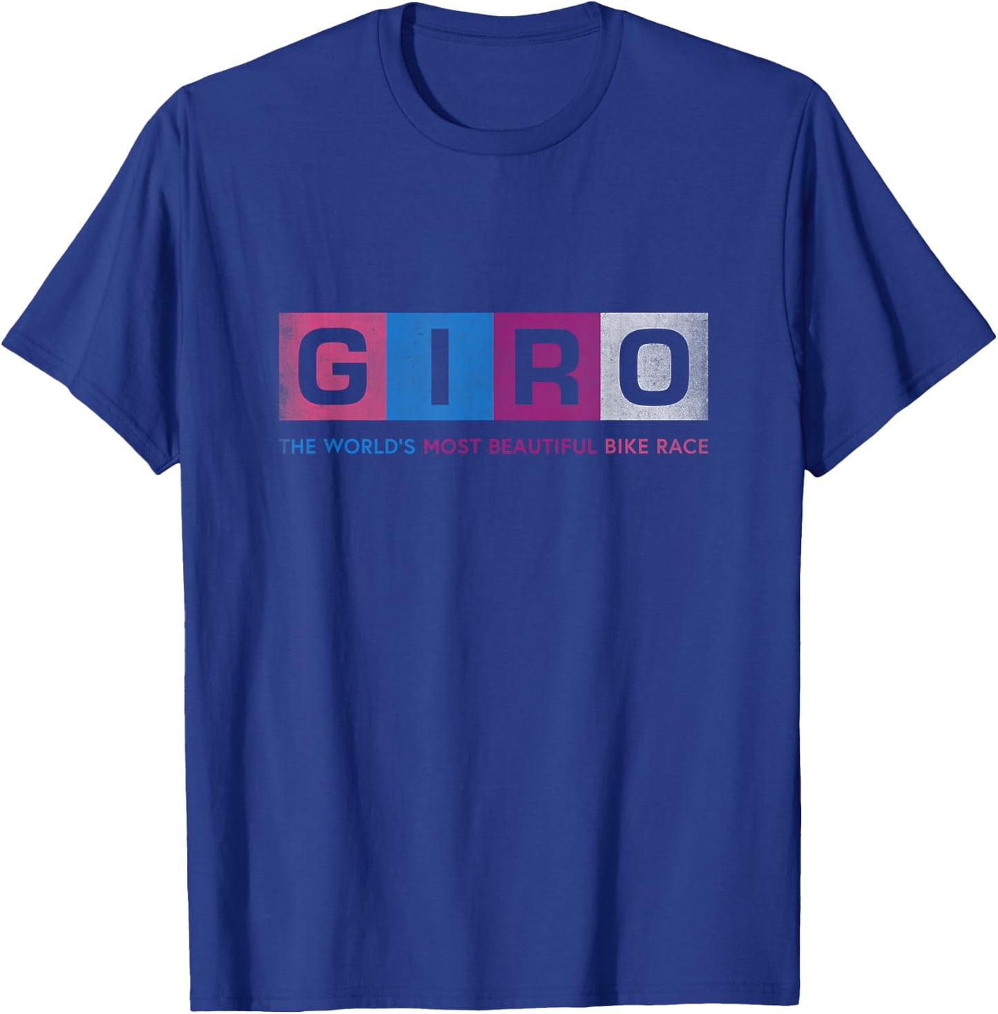 Giro D' Italia The World's Most Beautiful Bike Race T-Shirt - T-Shirt | Royal