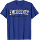 Floral ER Nurse Emergency Department Emergency Room RN T-Shirt - T-Shirt | Royal