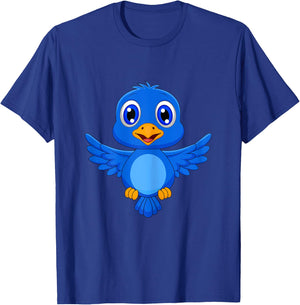 Cute Bluebird T-Shirt - T-Shirt | Royal