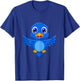 Cute Bluebird T-Shirt - T-Shirt | Royal