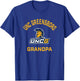 UNC Greensboro UNCG Spartans Arched Grandpa T-Shirt - T-Shirt | Royal