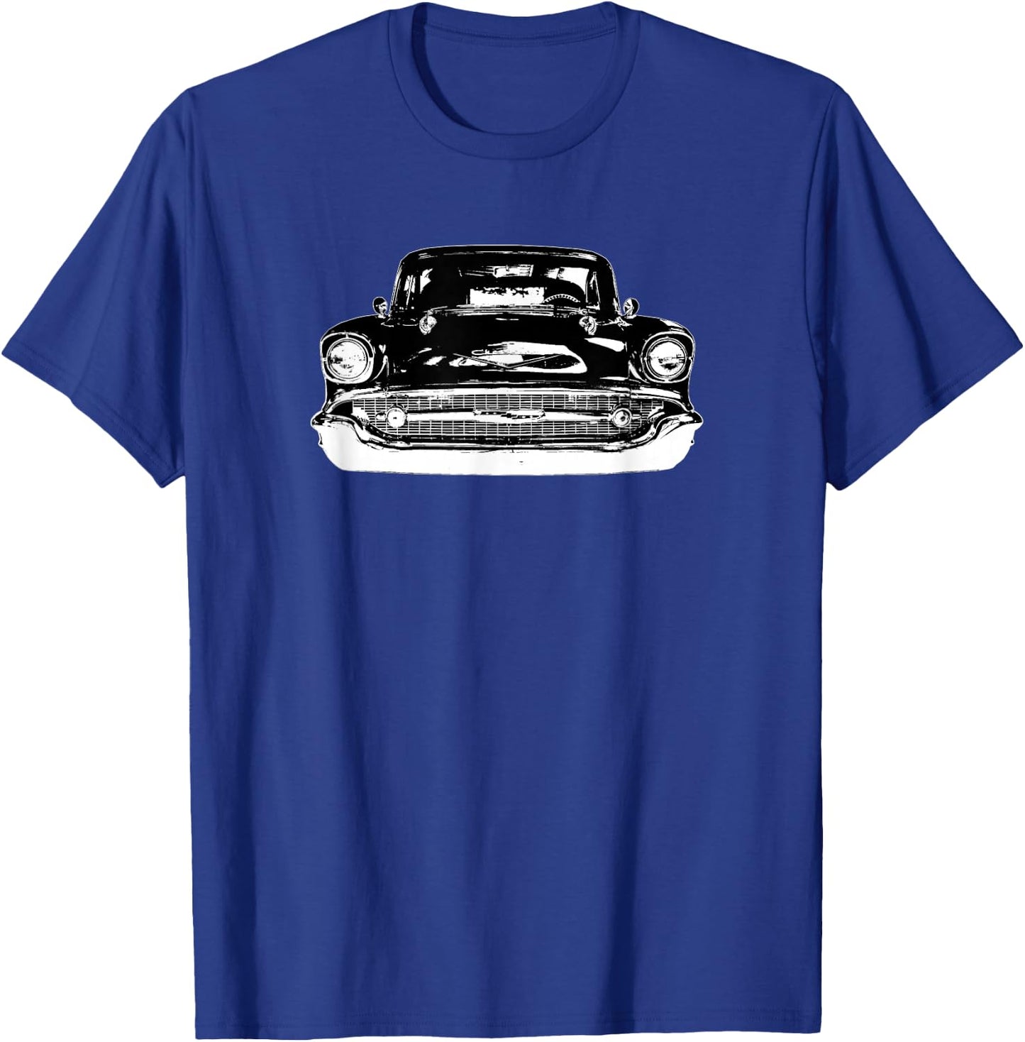 1957 Classic Tri Five Car T-Shirt - T-Shirt | Royal