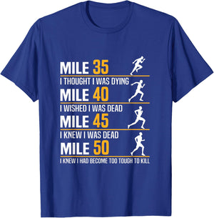 Ultrarunner Training Ultramarathon 50 Miles Ultrarunning T-Shirt - T-Shirt | Royal