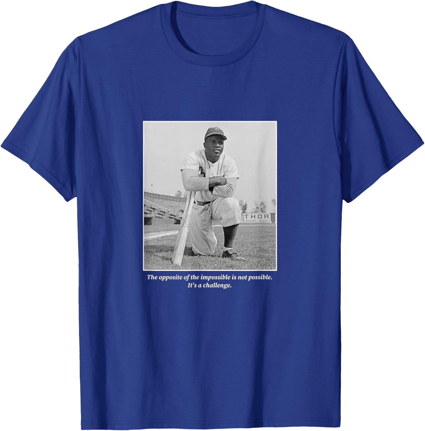 Jackie Robinson_002 T-Shirt - T-Shirt | Royal