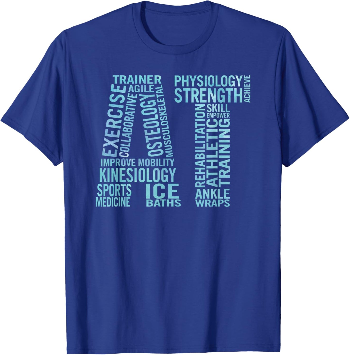 Athletic Training Gear Gift Certified Athletic Trainer T-Shirt - T-Shirt | Royal