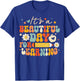 It's Beautiful Day For Learning Back To School Retro Teacher Women Kids T-Shirt - T-Shirt | Royal