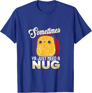 Funny Chicken Nugget Fast Food Costume T-Shirt - T-Shirt | Royal