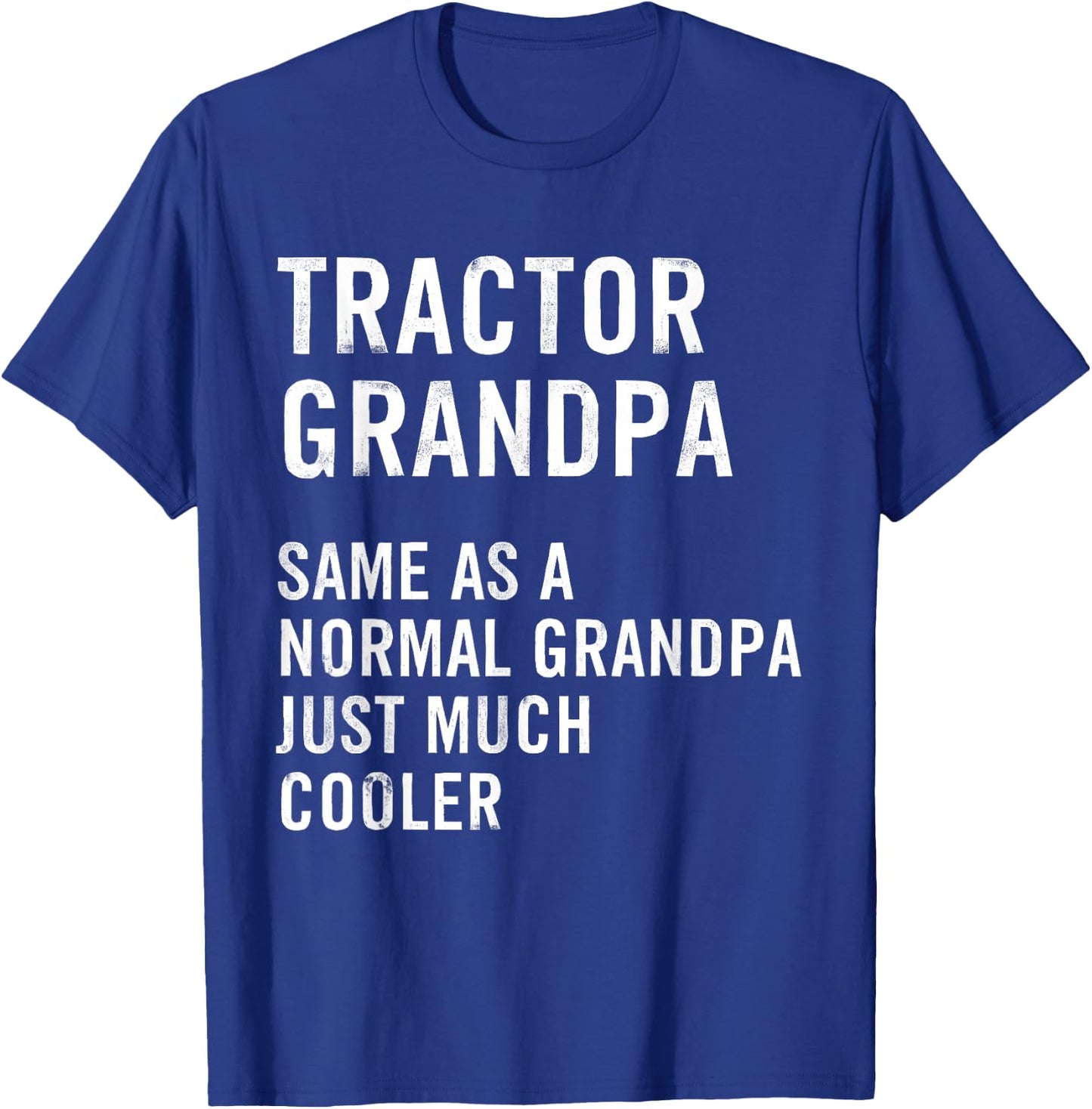 Tractor Grandpa Definition Farmer T-Shirt - T-Shirt | Royal