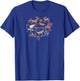 Animal Petroglyphs. Rock Art. T-Shirt - T-Shirt | Royal