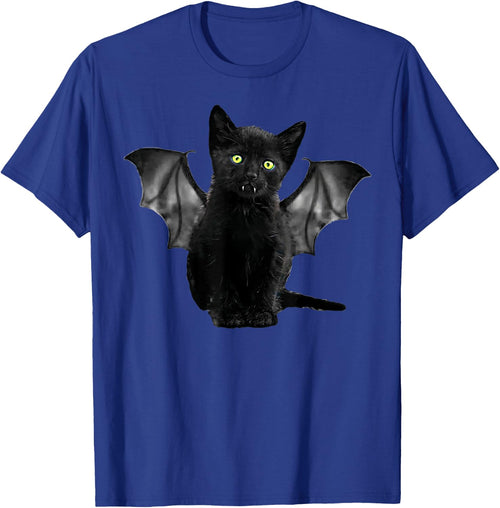 Halloween Batcat Black Cat Kitten Bat Funny Design