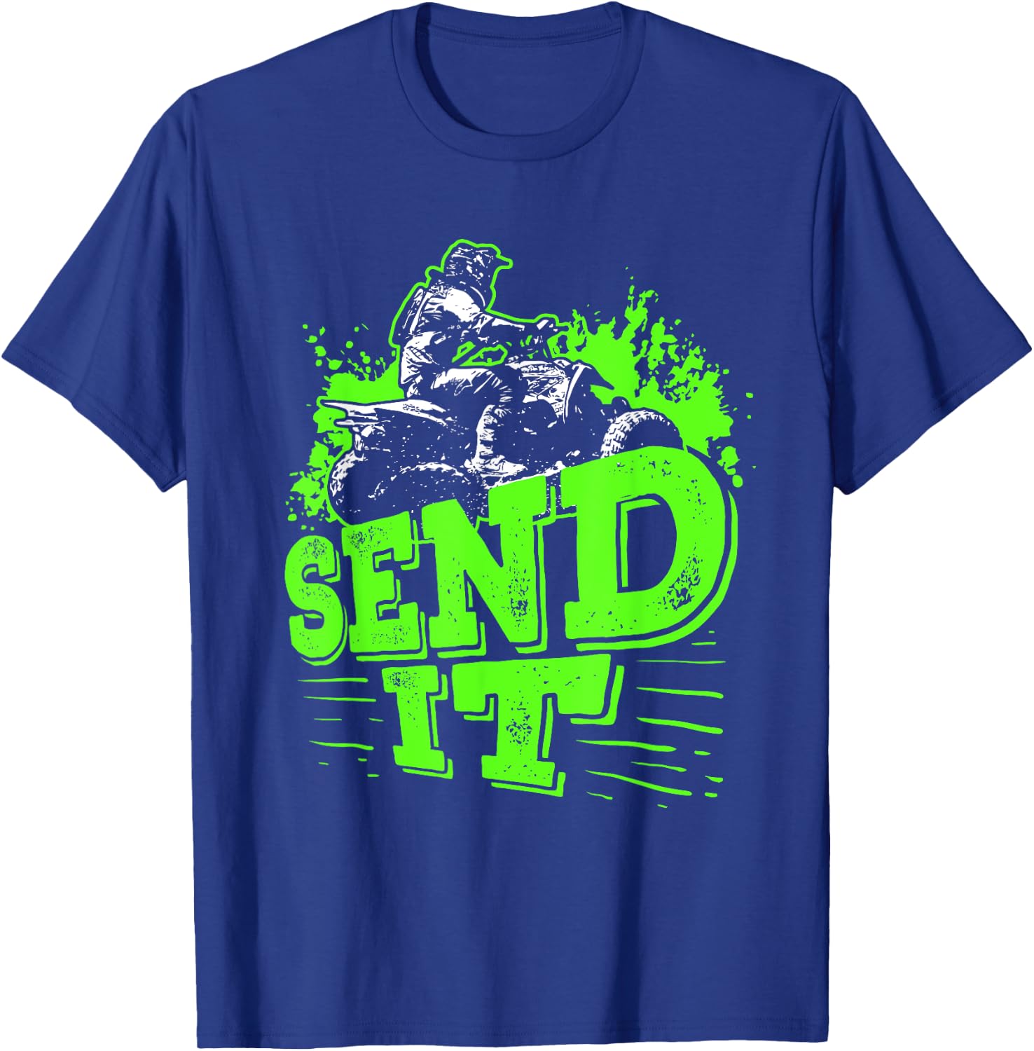 Send It Funny Quad Biking Four Wheelers Gift ATV Rider T-Shirt - T-Shirt | Royal