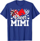 Cheer Mimi Of A Cheerleader Mimi Cheerleading Mimi Grandma T-Shirt - T-Shirt | Royal