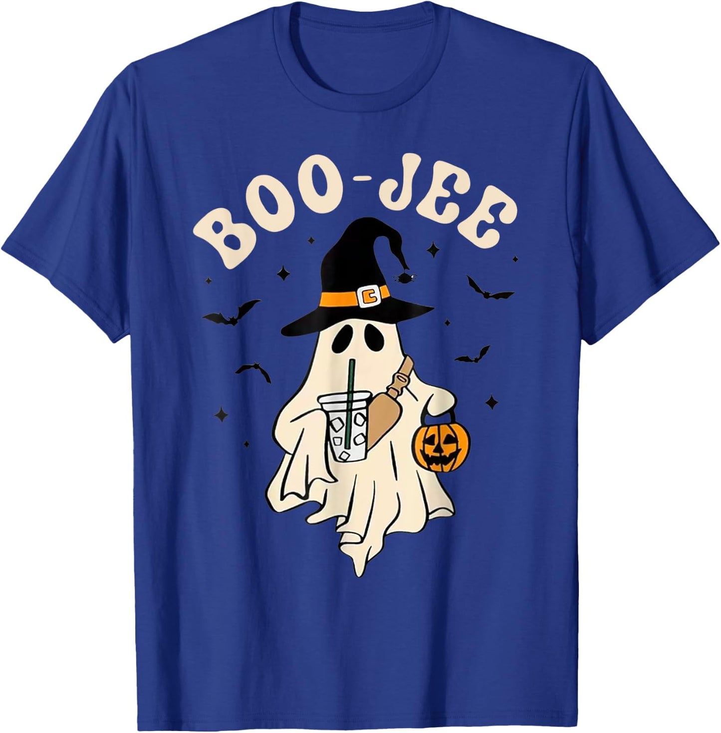 Funny Boo-Jee Ghost halloween boo jee ghost spooky season T-Shirt - T-Shirt | Royal